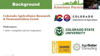 Agrivoltaics in Colorado Findings from the First Statewide Survey of the Agricultural Community