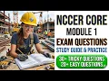 Pass The 2026 NCCER Core Module 1 Exam Fast Basic Safety Test Questions