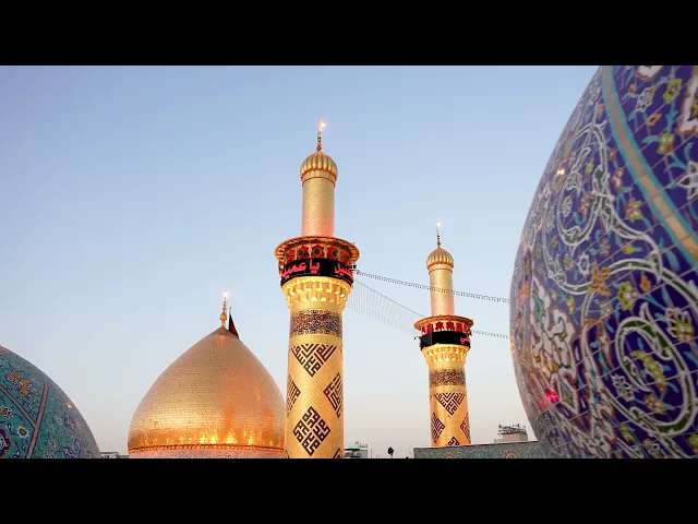 ⁣فيديوهات خام لقبة ومنارة ابي الفضل العباس عليه السلام (10) بدون حقوق و بدقة 4k 60p
