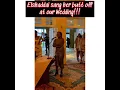 Elshaddai sings at the wedding of Dr Boyce and Dr Alicia