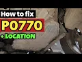 P0770 p0770 shift solenoid e malfunction code p0770 p0770 obd2 dtc p0770