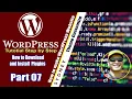 How to Download and Install Plugins in WordPress Dashboard Part 07