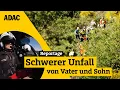 Traktor überschlägt sich - Vater und Sohn schwer verletzt im Weinberg I ADAC im Einsatz