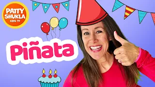Piñata Game Song | Birthday Game with Kids | Learn Piñata Game by Patty Shukla