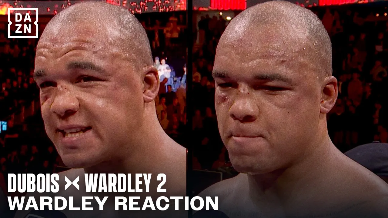 Fabio Wardley reacts to stoppage defeat to Dubois