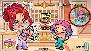 LA NUEVA NIÑERA maltrata A LA BEBE de mi HIJA EN EL NUEVO HOTEL! 😱🎥 *LA ESPIO * en Avatar World