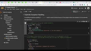 Live Class Introduction to Python Programming - Errors and Exceptions 3