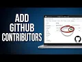How to Add Contributors in GitHub 2 Simple Methods