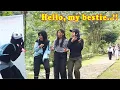 Pertemuan yang romantis..!! Funny monkey prank