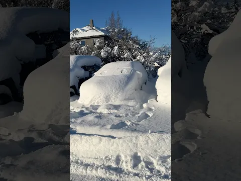 Crazy snowstorm
