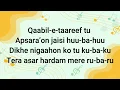 DILRUBA DILNASHEEN - RITO RIBA - LYRICS VIDEO