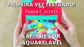 LÁPIS de COR AQUARELÁVEL Faber-Castell 24 Cores