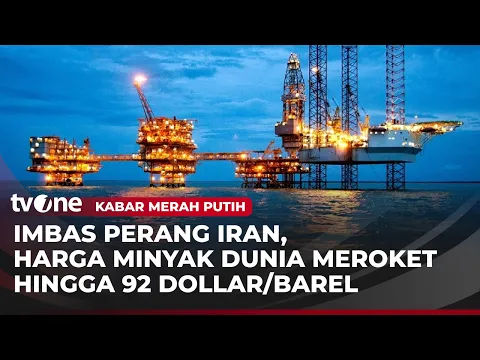 Harga Minyak Dunia Melonjak Hingga 92 Dollar Per Barel