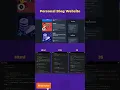 How can we design Personal Blogs website using HTML and JavaScript