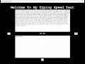Typing Speed Test App Python GUI Tkinter