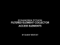 DynamoBIM Python Beginner s Guide to Access Elements using Filtered Element Collector