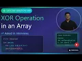 Leetcode Q-1486 XOR Operation in an Array - DSA Interview Prep by Ridham Patel