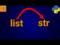 How To Convert List To String In Python