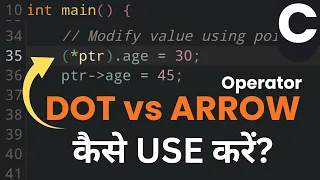 C Programming Structure Pointer Explained Dot vs Arrow Operator Tutorial