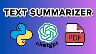 How To Summarize A PDF - Python OpenAI API Tutorial