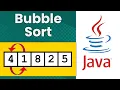 Bubble Sort Java Tutorial