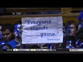Duke UNC Moment of Silence
