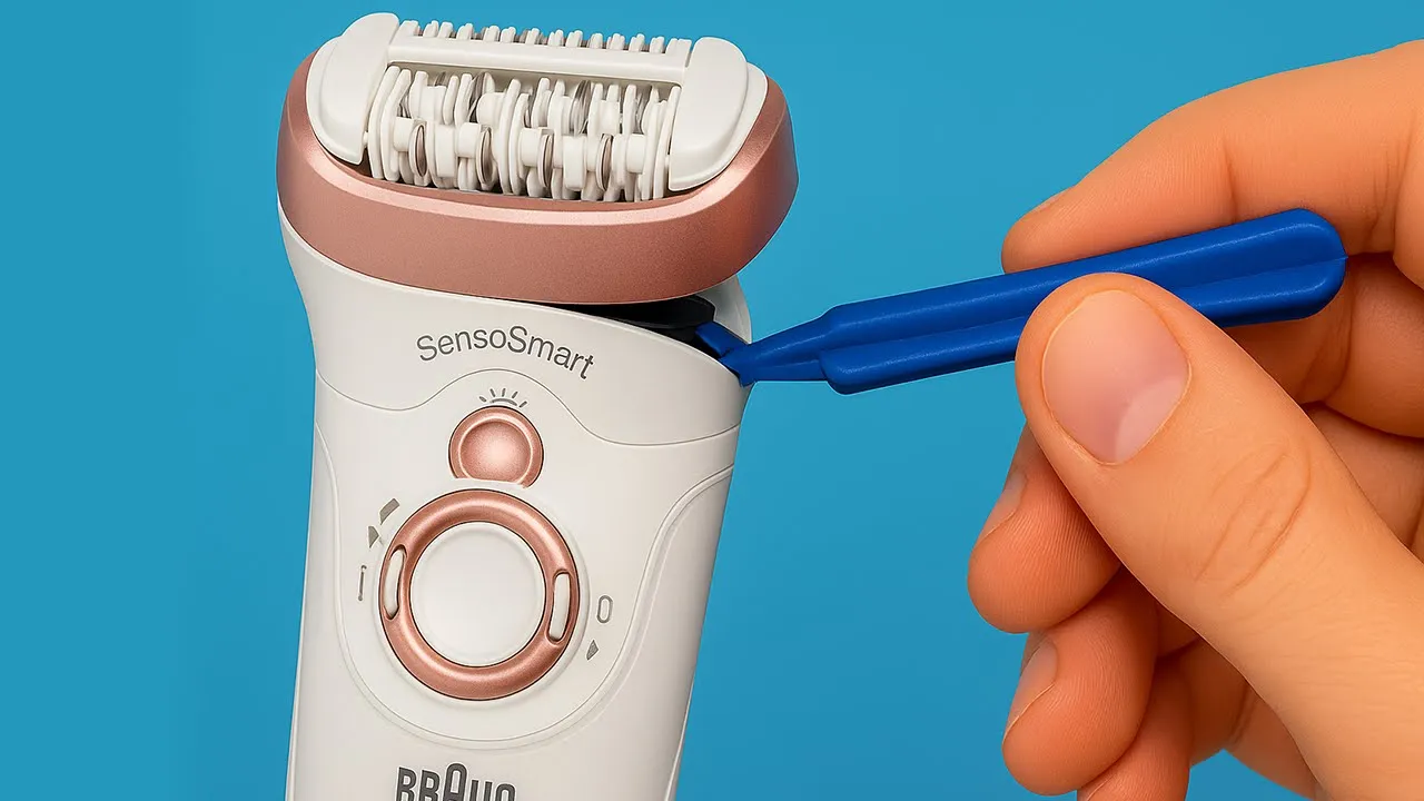 How to replace the battery of the Braun Silk Epil 9 Epilator ?