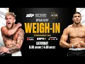 Jake Paul vs Tommy Fury WEIGH-IN