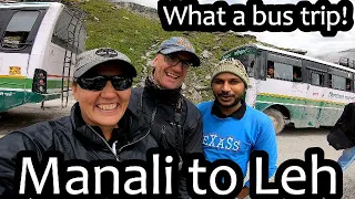 An amazing two day bus journey from Manali to Leh | Getting to Leh-Ladakh (N. India Ep 10)
