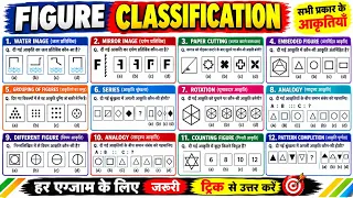 पिक्चरों का वर्गीकरण-FIGURE CLASSIFICATION || धाकड़ ट्रिक से सीधा उत्तर || बिना कलम उठाएं सीधा उत्तर