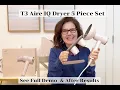 T3 Aire IQ Hair Dryer Kit with Diffuser Full Demo After Results Blowouts for All Hair Types
