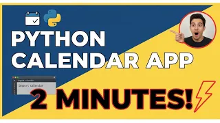 Build a Calendar App in Python Step by Step Tkinter Mini Project for Beginners 2025