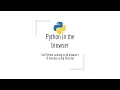 run python code in all major browsers