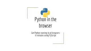 run python code in all major browsers