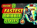 Season 7 Fastest Dribble Styles for 6 5 to 6 9 on NBA 2K26