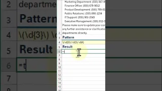 REGEXEXTRACT Function in Excel Extract Phone Numbers from Any Text