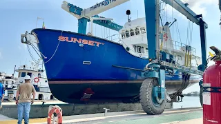 We Made an Offer. It was Accepted. Now, Survey and Sea Trial of a 76′ Expedition Trawler!