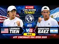 Learner Tien vs Sebastian Baez LIVE SCORE TENNIS ATP CINCINNATI USA OPEN 2026 R64