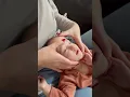 Facial massage for my sweet baby