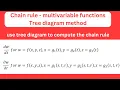 Chain rule - multivariable functions