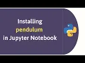 Installing pendulum in Anaconda Jupyter Notebook