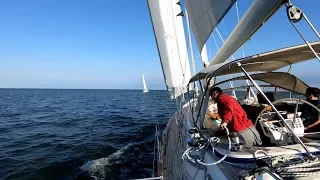 ep46 – Sailing Delaware River – Cape May to Betterton – Hallberg-Rassy 54 Cloudy Bay – Sep 2018