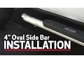 ARIES Side Bar Install 4 Ovals S224013 on a GMC Sierra