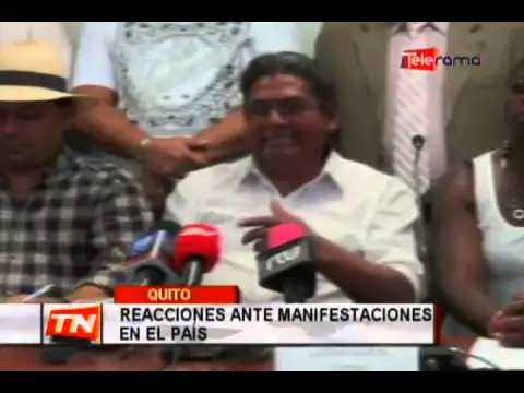 Reacciones ante manifestaciones en el País