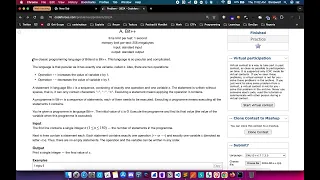 1 282A - Bit Codeforces Solution with C English DSA