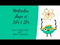 Determining the molecular shape of SiF4 SF4