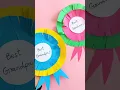 Easy DIY Award Ribbons for Grandparents Day