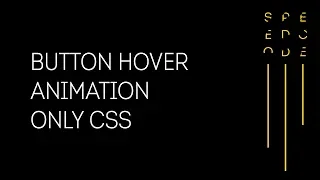 Button Hover Animation Only CSS