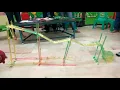 Straw Roller coaster - length 4feet height 2feet