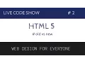 Top 10 Differnces Html 4 0 html5 - Html5 series Live Code Show